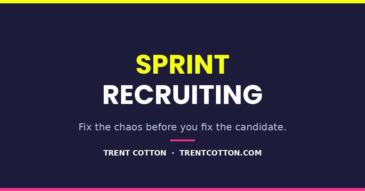 Sprint Recruiting: The Book That Started It All Post feature image