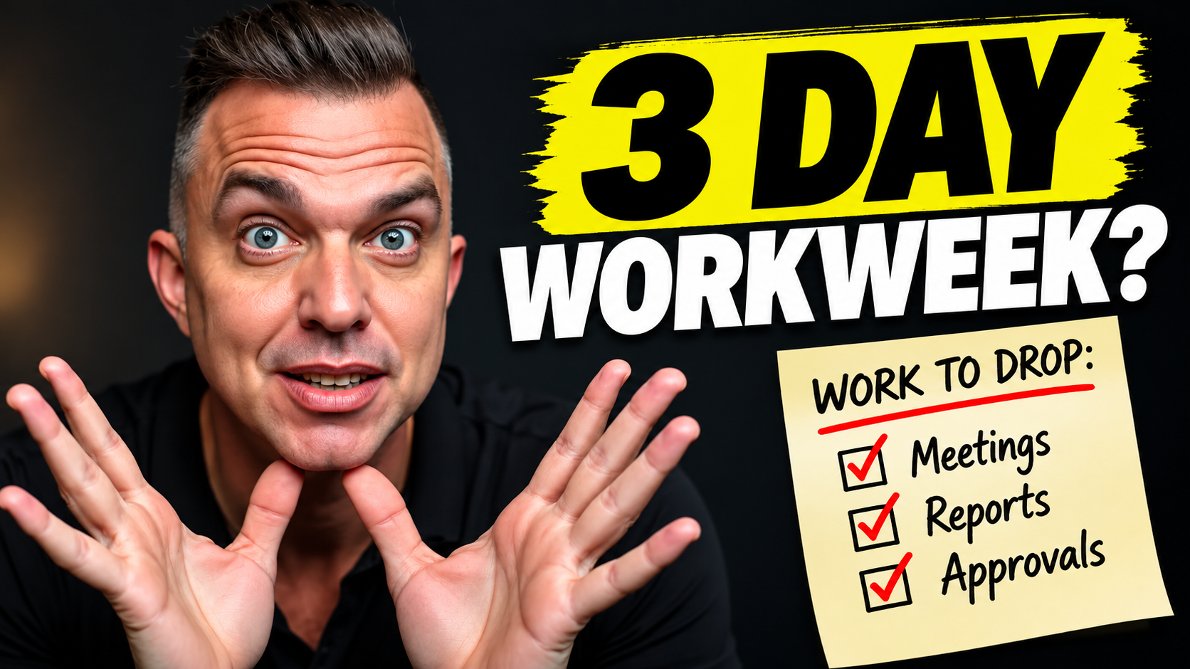 Is a Three Day Workweek Realistic? Show Me What We Can Stop Doing First Post feature image