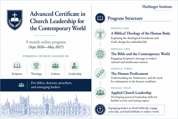 Advanced Certificate in Church Leadership for the Contemporary World