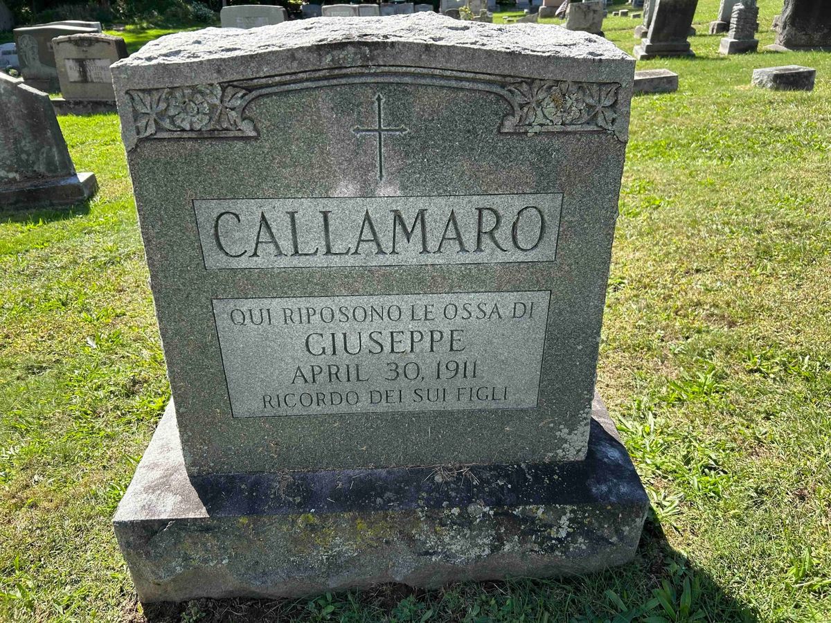 The community in a cemetery
