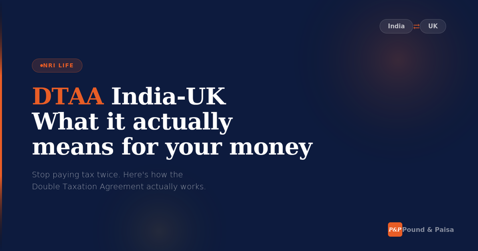 DTAA India-UK - What It Actually Means for Your Money
