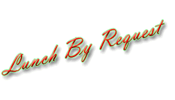 Early internet GIF used as a section marker. The GIF depicts neon-style words reading "lunch by request."