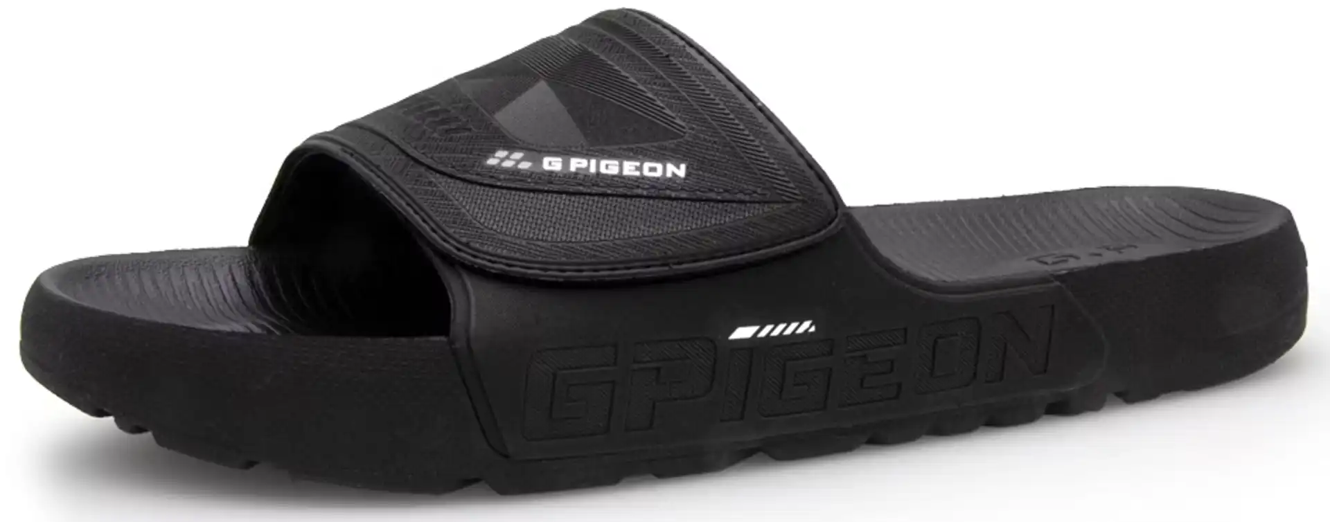 Marketing image of a black G Pigeon slider.