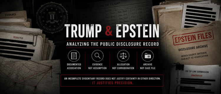 Trump and Epstein: What the Public Disclosure Record Actually Shows
