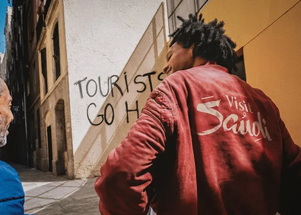 Saudi Tourism Turned Europe's "Go Home" Graffiti Into Its Own Recruitment Ad