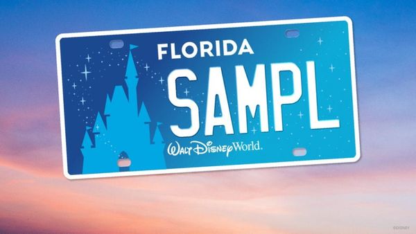 A Walt Disney World License Plate is Now Available