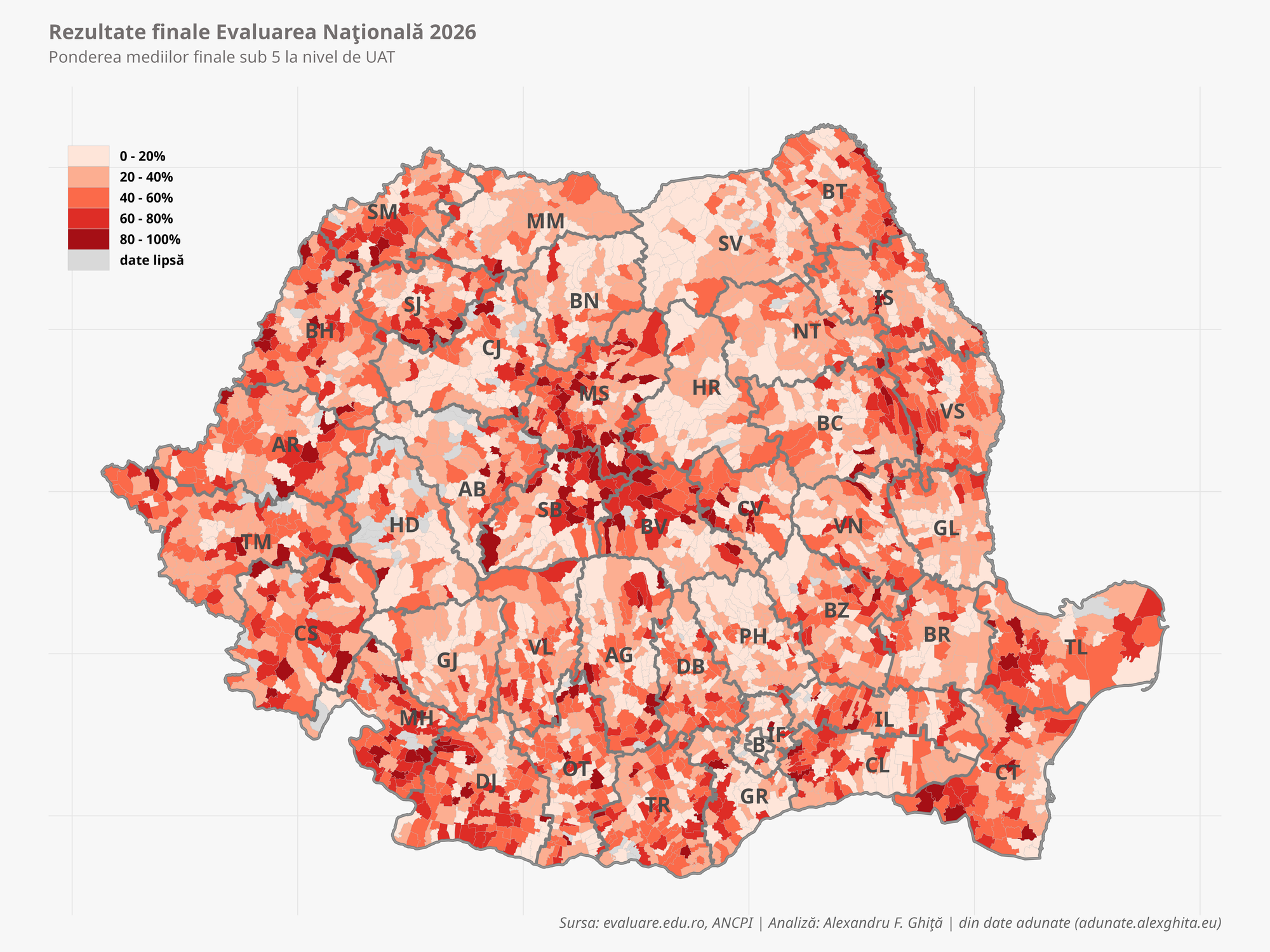 Ponderea mediilor finale sub 5 pe UAT — evaluare_sub5_siruta_2026.png