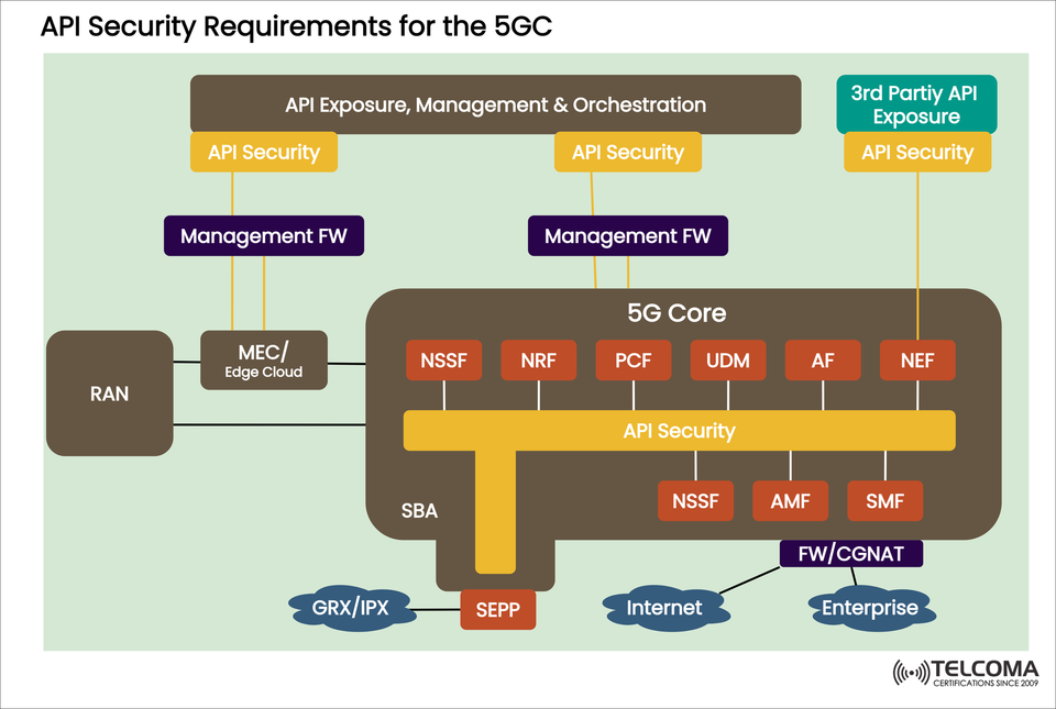 API Security Requirements in 5G Core (5GC): Frameworks & Best Practices