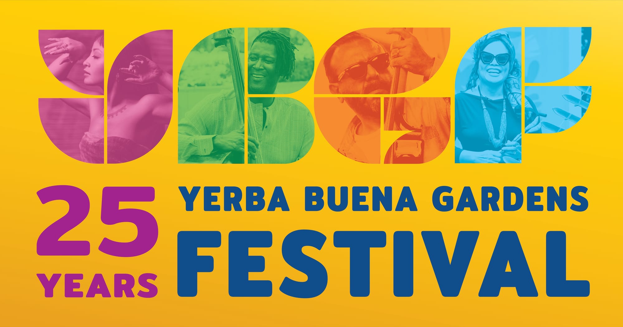 Yerba Buena Gardens 25th Anniversary image of words 