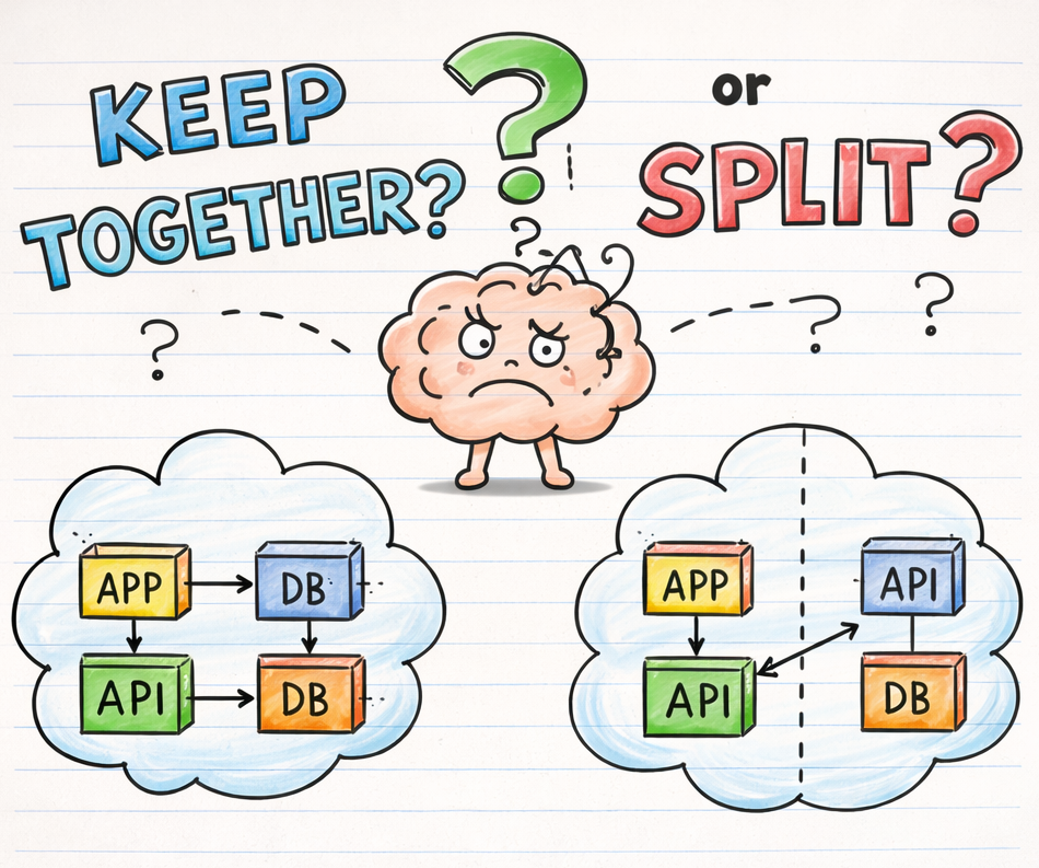 Keep it together or split it? Making boundary decisions under uncertainty