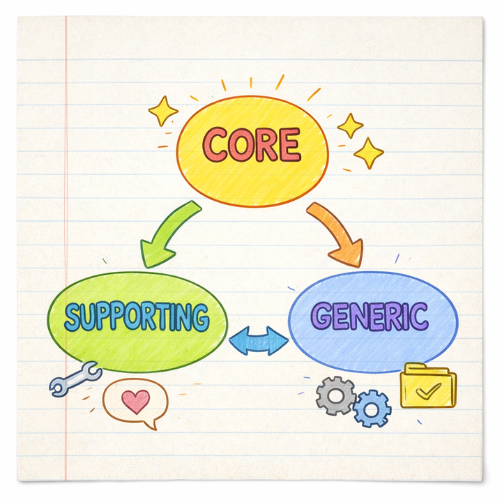 Domain Types: Identifying core, supporting, and generic domains (Part 1)