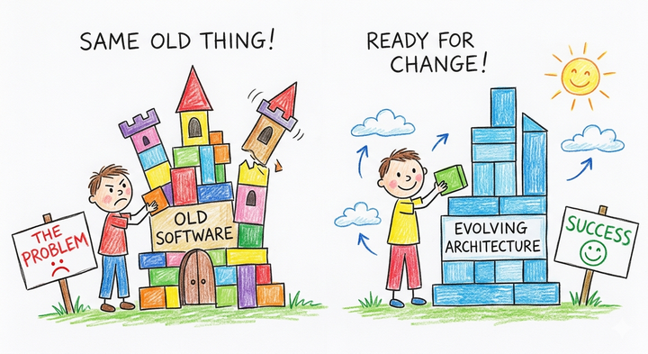 Software Architecture must evolve - or it becomes the Problem
