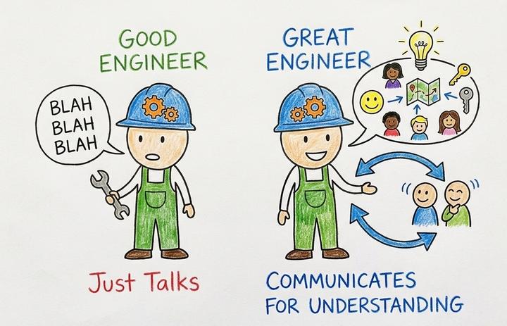 Good engineers talk, great engineers communicate