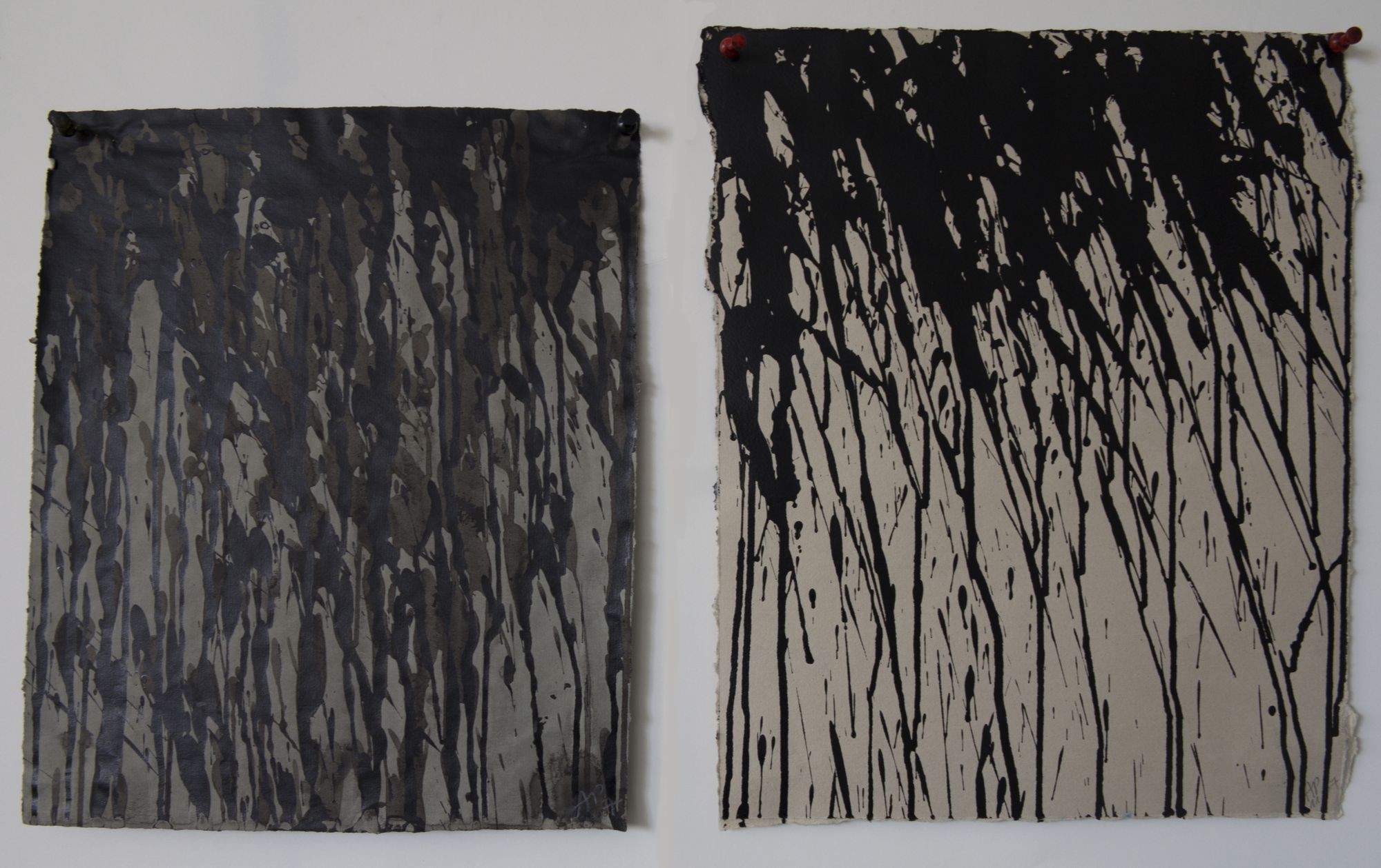 Pluie, 40 x 35cm, 2007