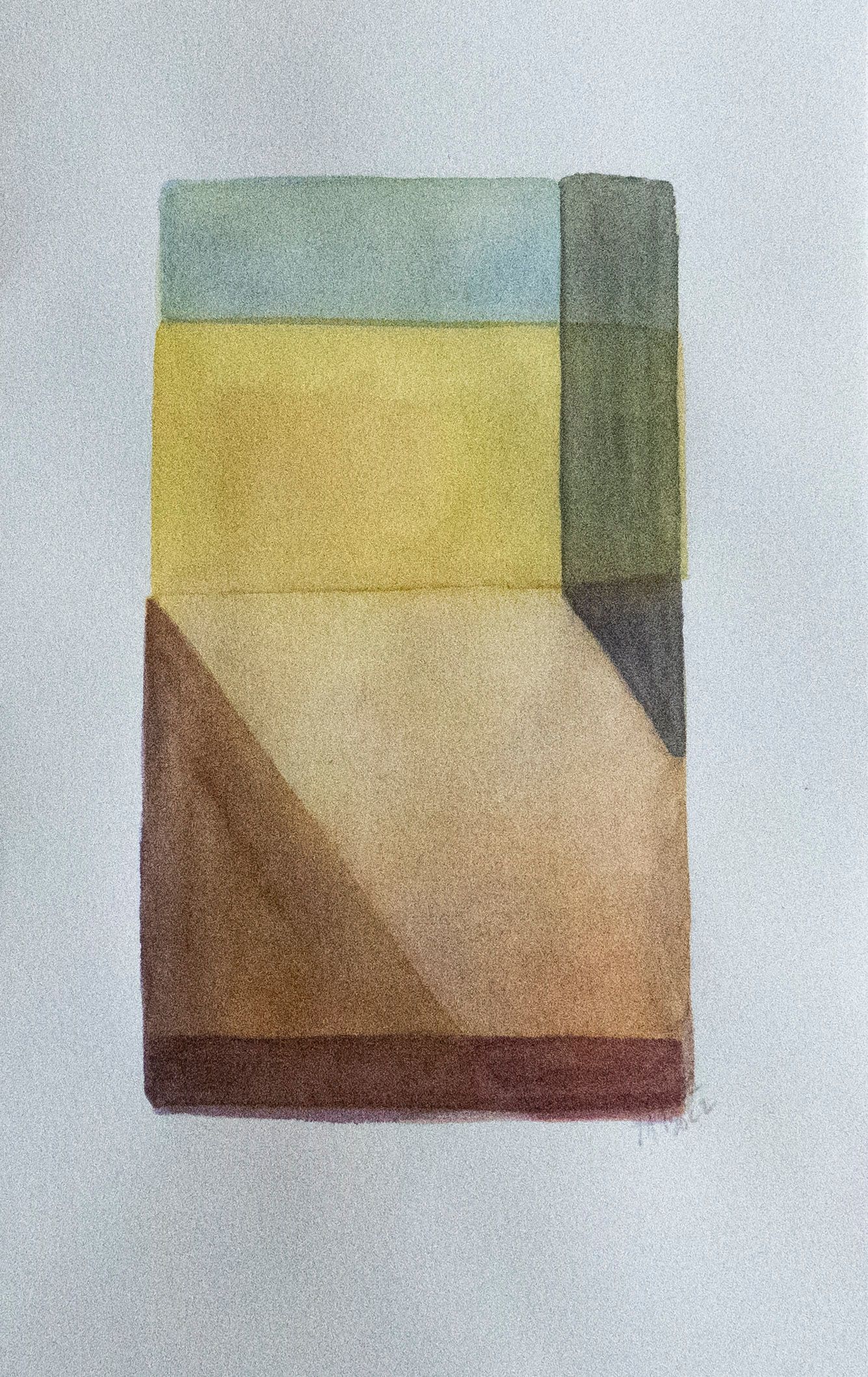 Let the Light Shine, aquarelle, 25 x 16 cm, 2022