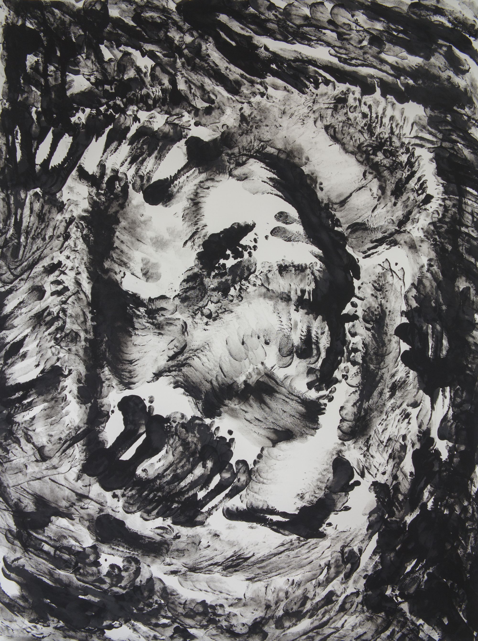 Tribal #4, 73 x 105 cm, 2014