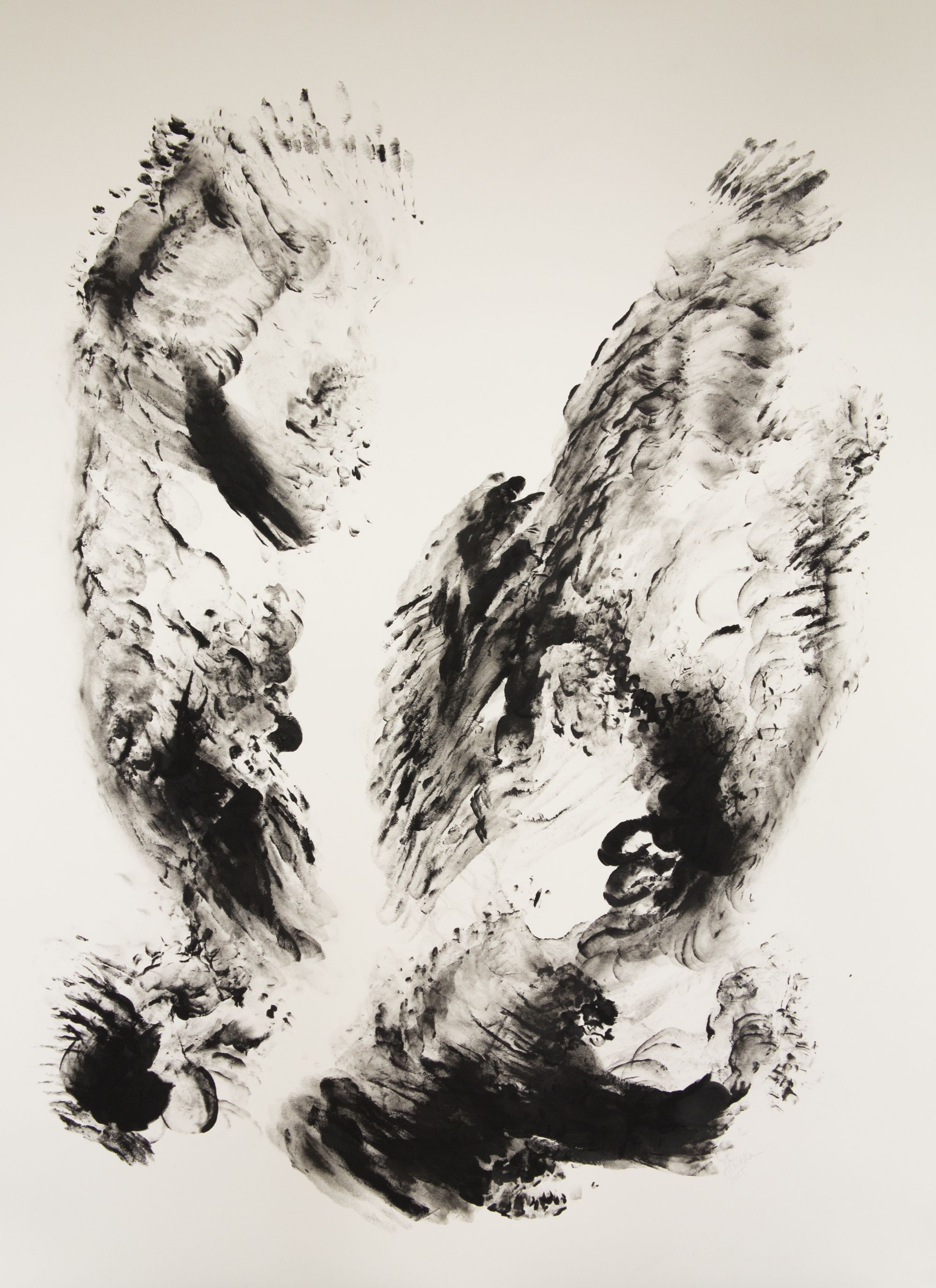 Tribal #2, 73 x 105 cm, 2014
