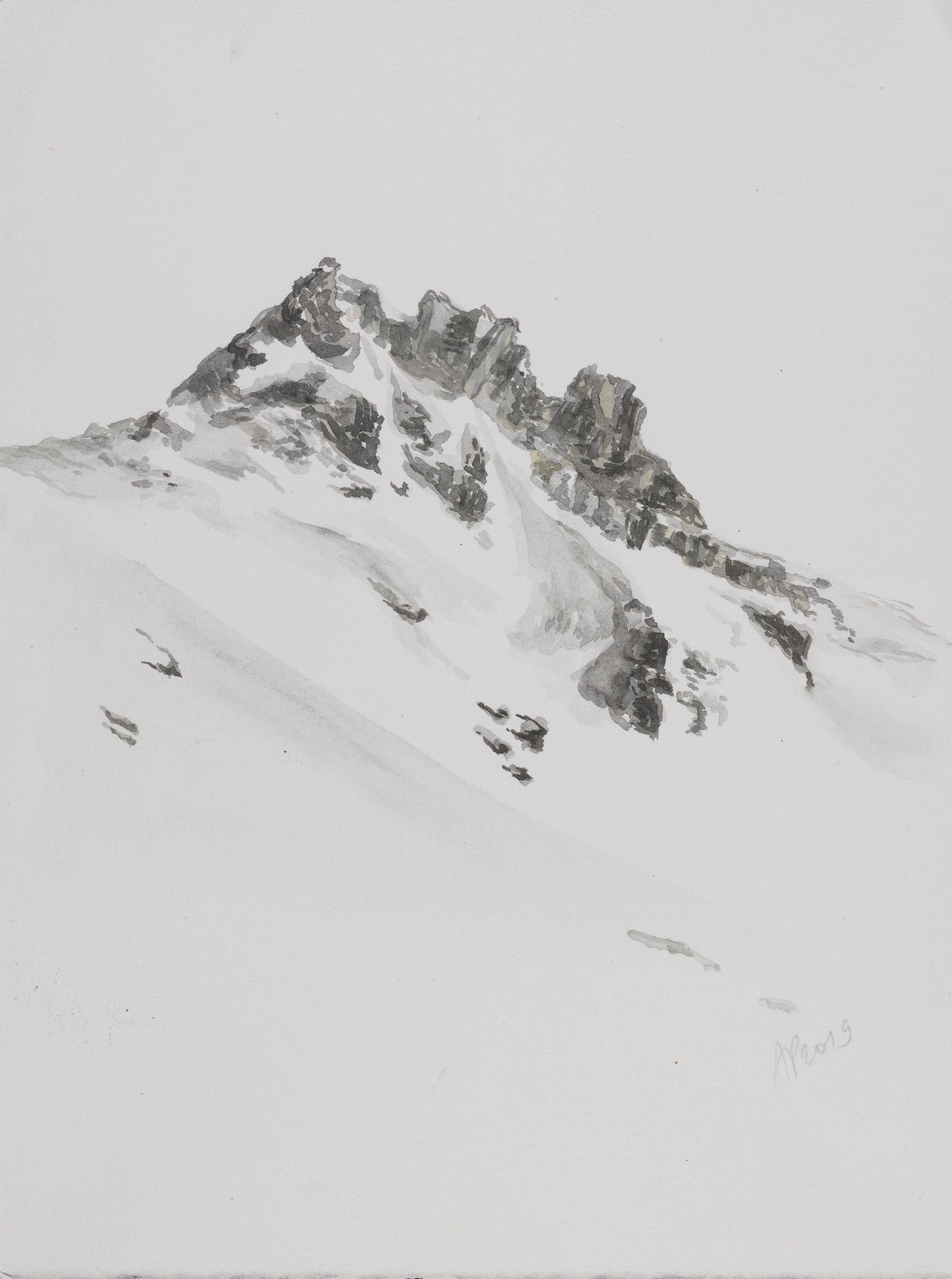 Summit, 32 x 25cm, 2019