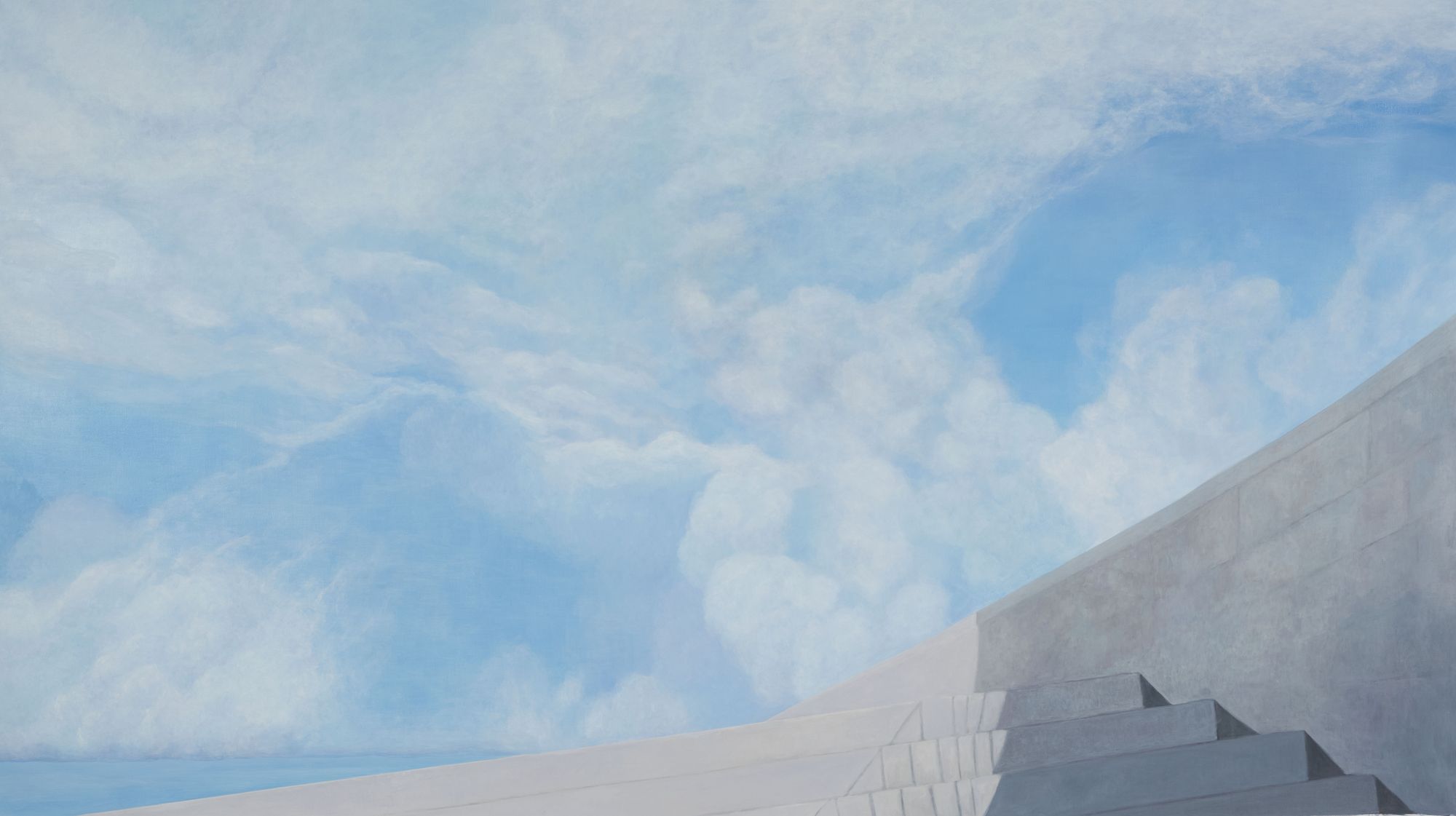 Stairway to Heaven, 2022, 160 x 290 cm