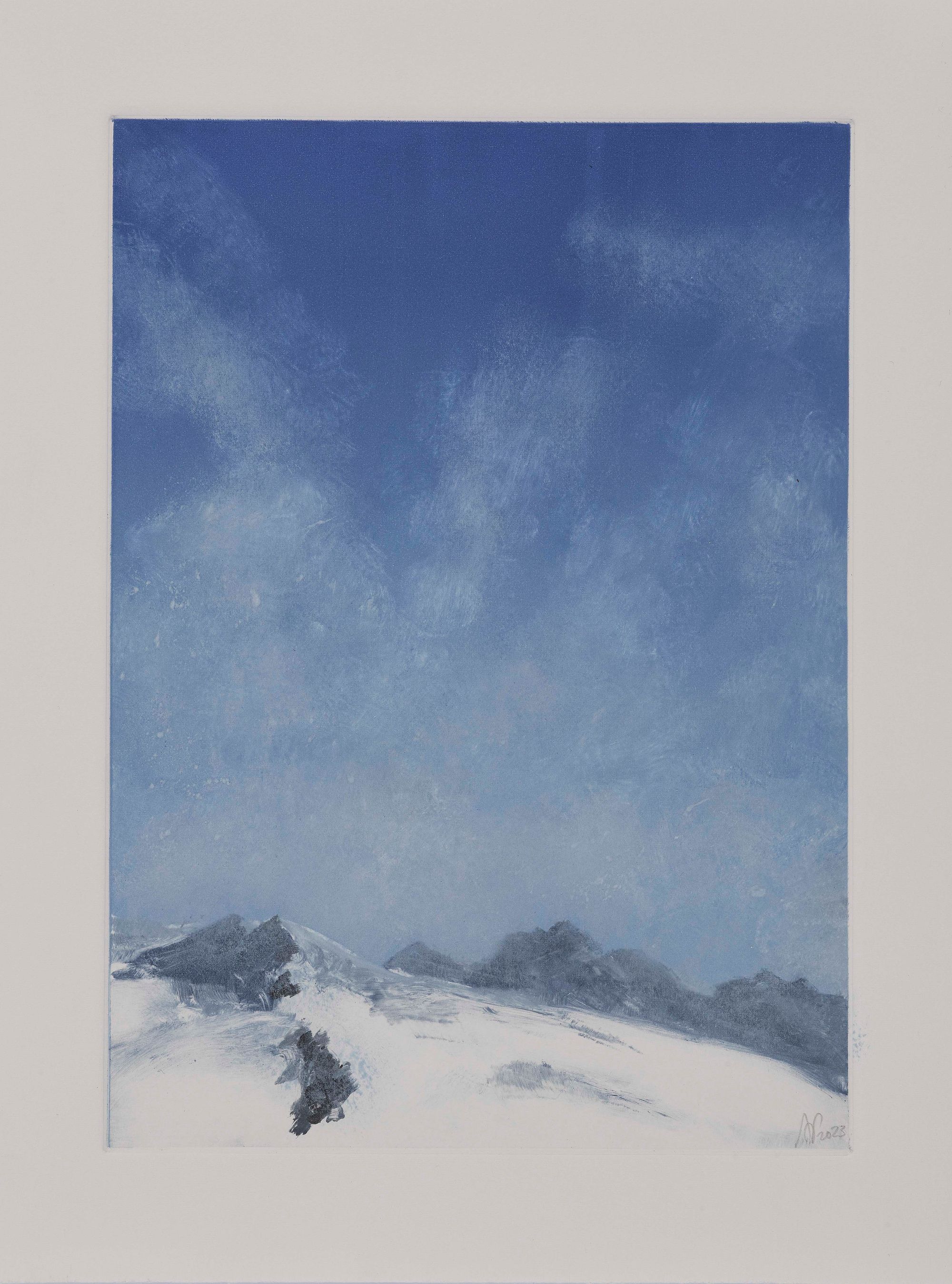 Bourrasque, 2023, 41 x 31 cm, vendu