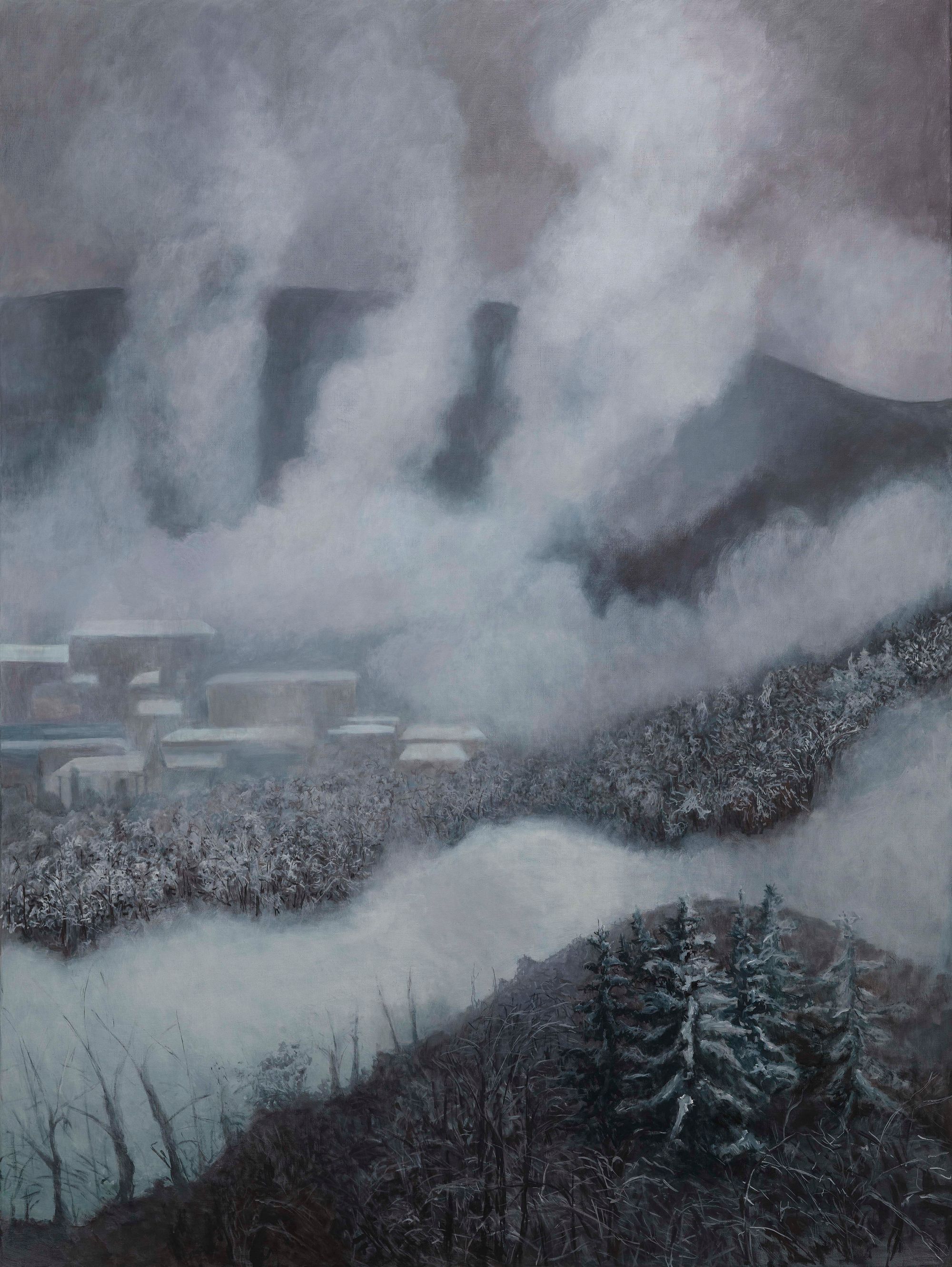 Bourrasque, 2023, 200 x 150 cm