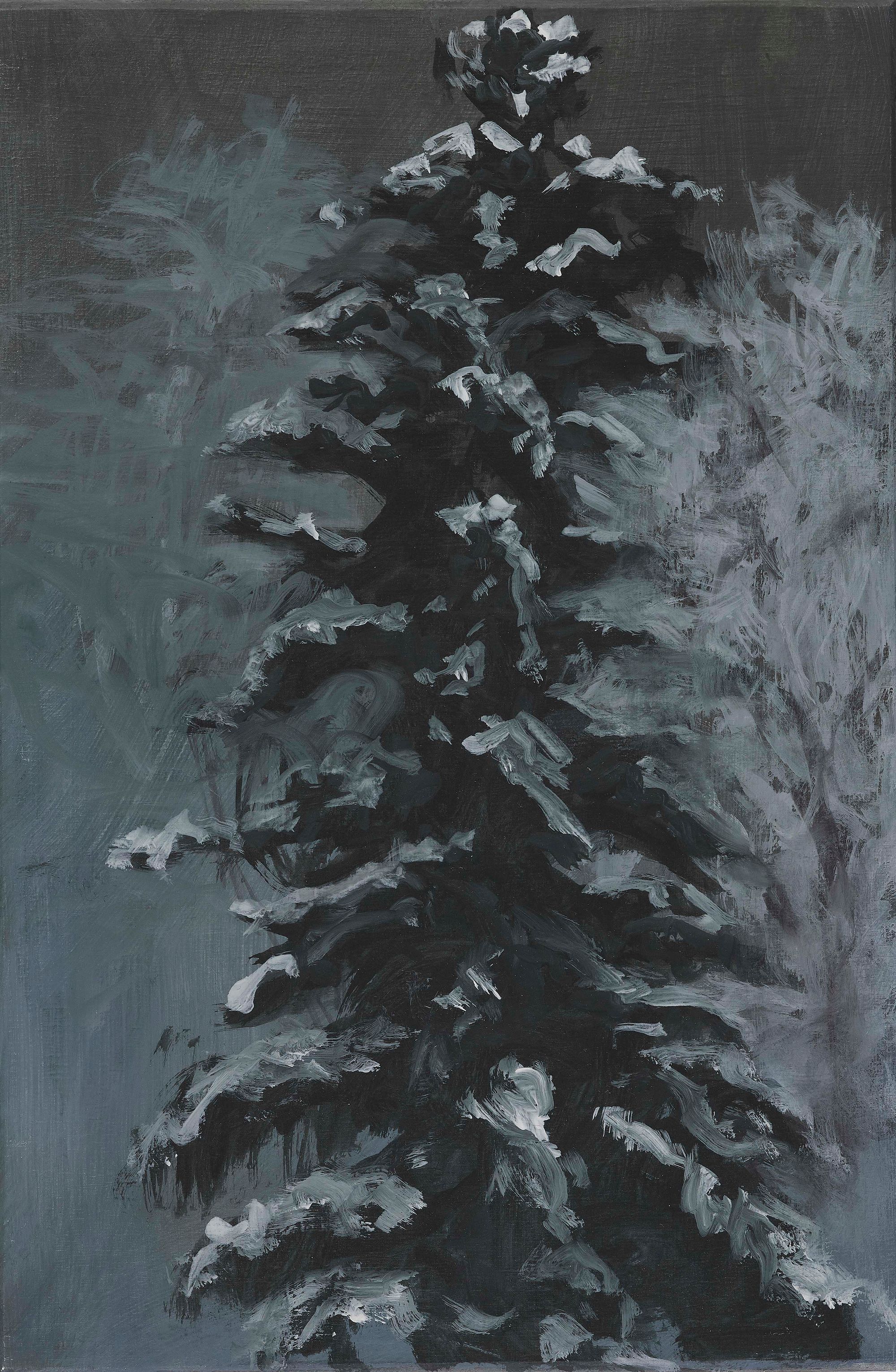 Le sapin, 2023, 30 x 20 cm