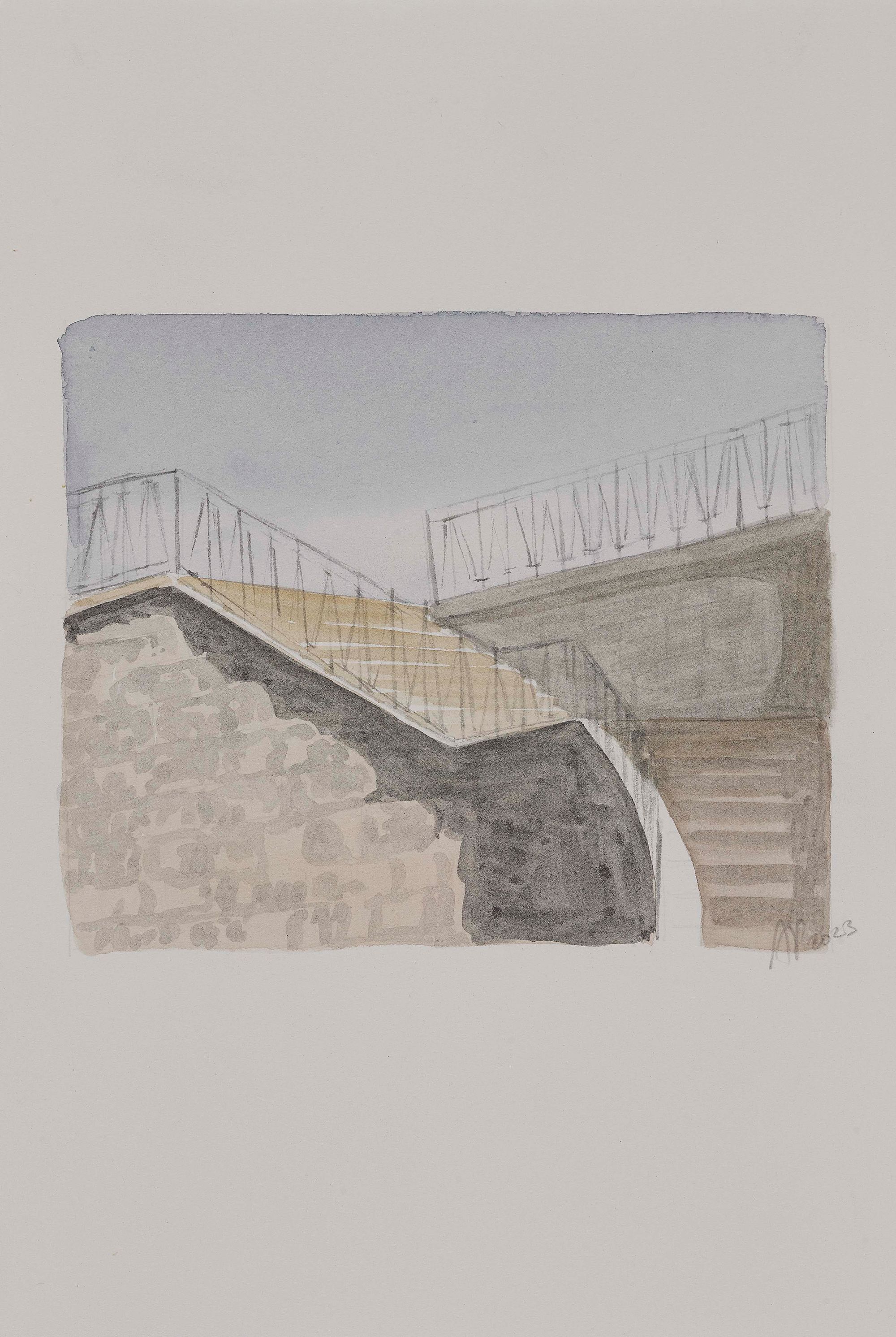 Aquarelle, 2023, 28 x 19 cm