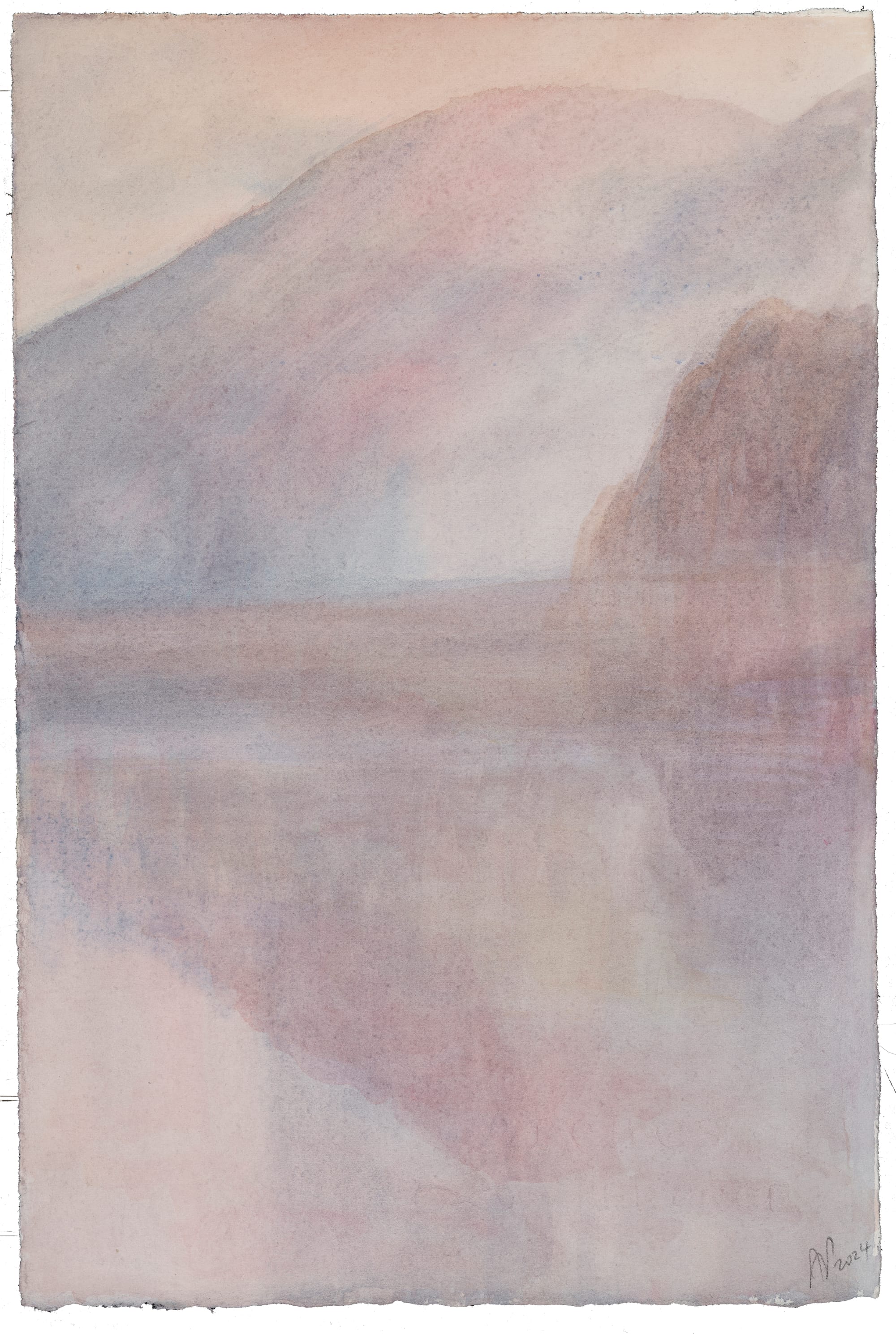 Lac Majeur, étude 5, 2024