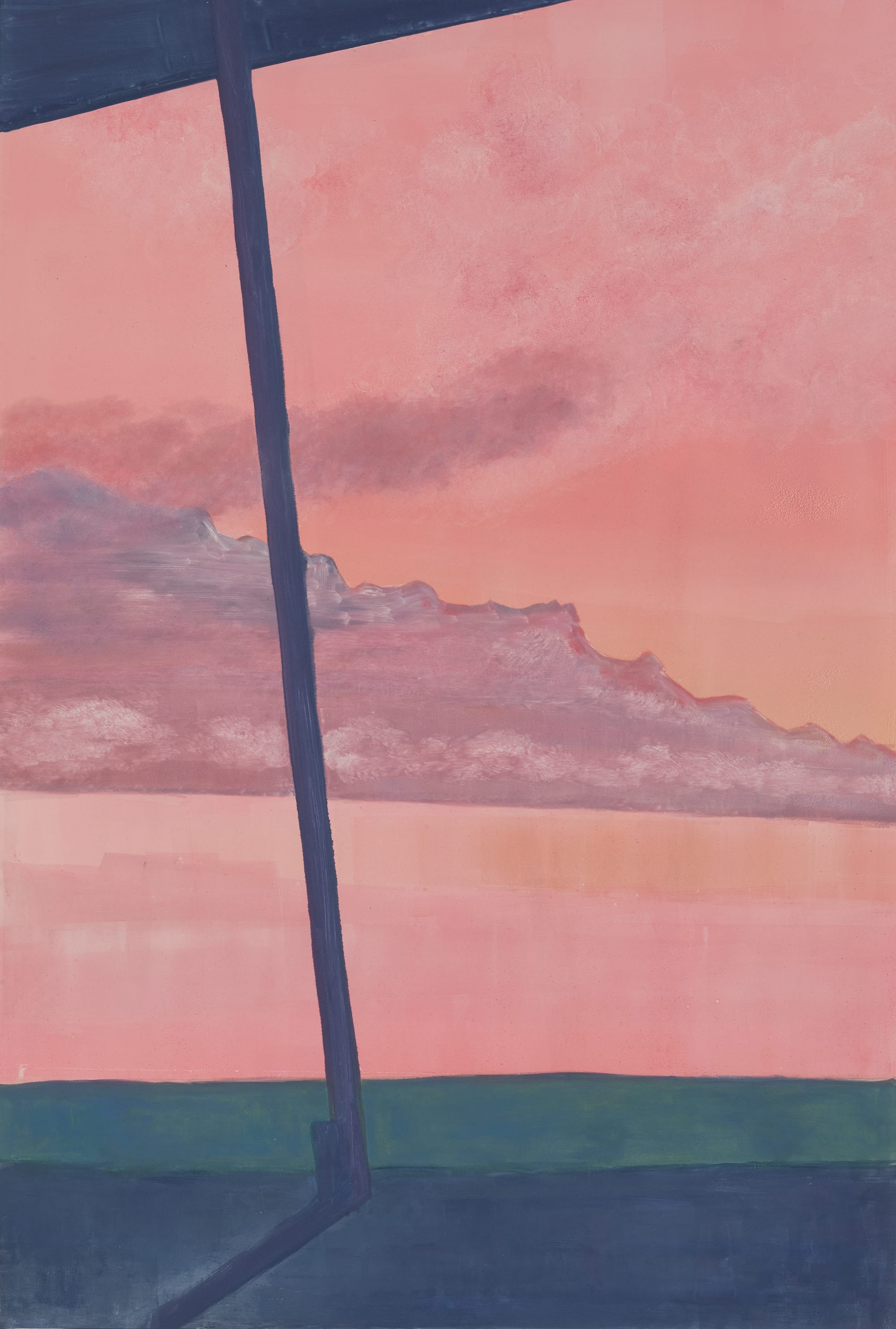 Le quai, 2023, 108 x 80 cm