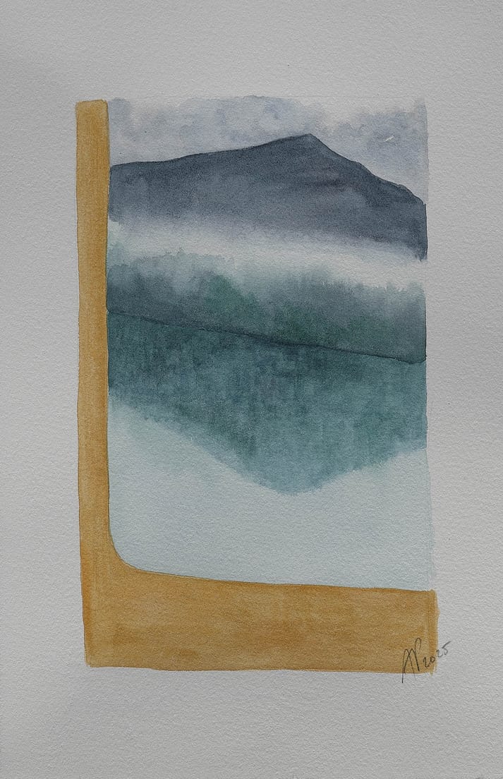 Lac en Transit, 25 x 16.5 cm
