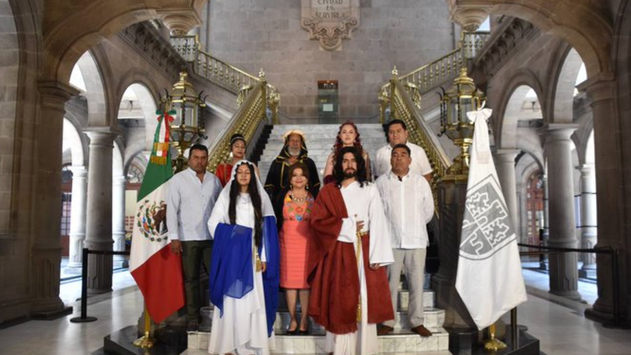 sheinbaum pasion de cristo
