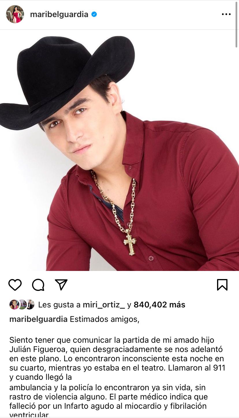 confirman muerte de julian figueroa