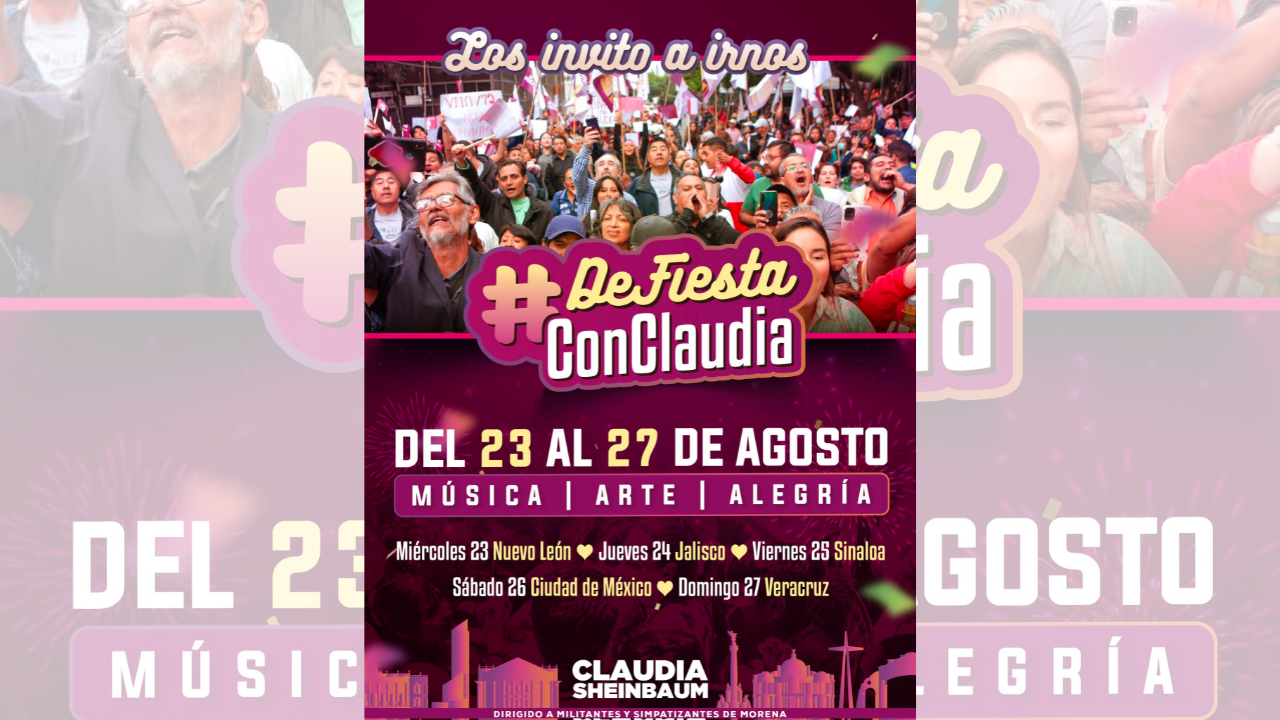 fiesta claudia sheinbaum