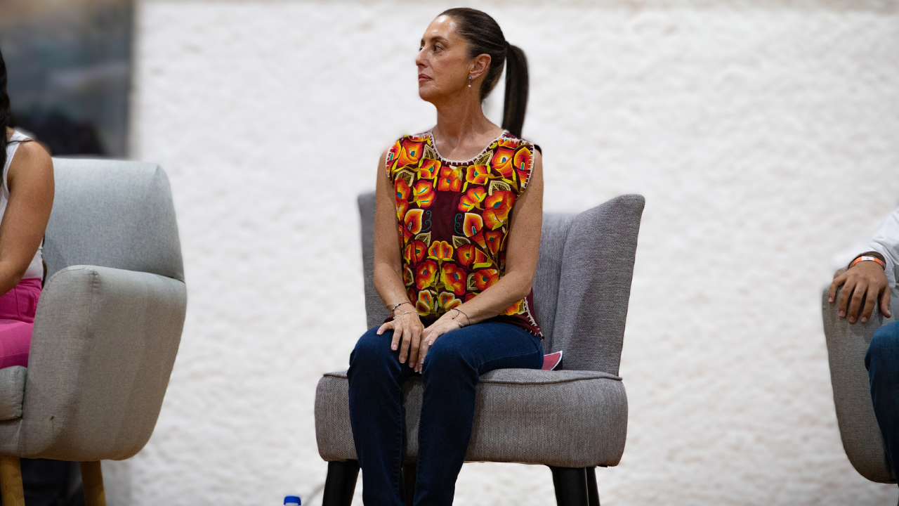 claudia sheinbaum confiada de ganar