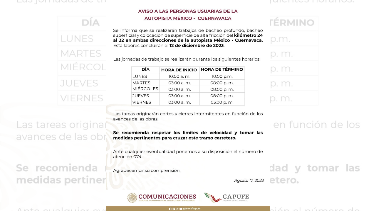 mexico cuernavaca obras