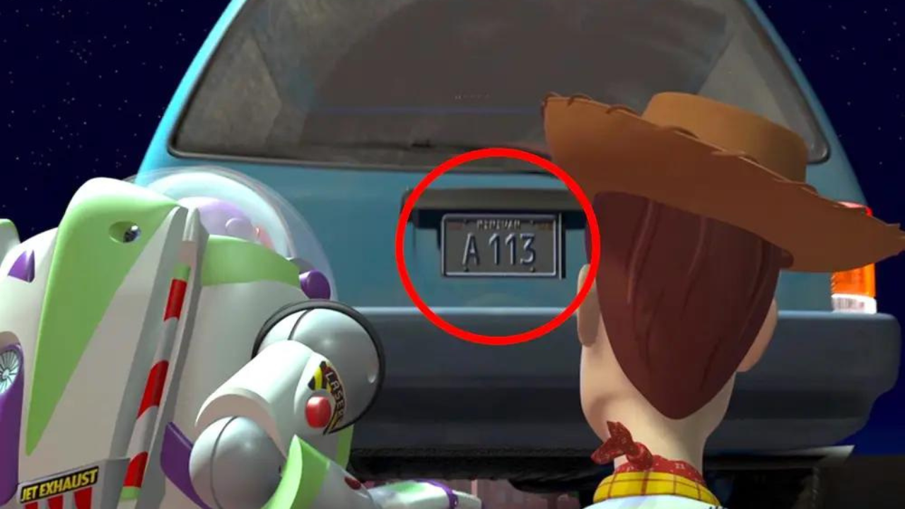 a113 codigo de  disney pixar