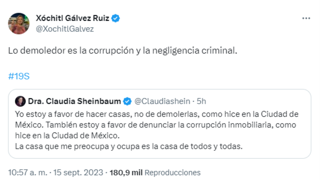 Estoy a favor de hacer casas no de demolerlas Sheinbaum 