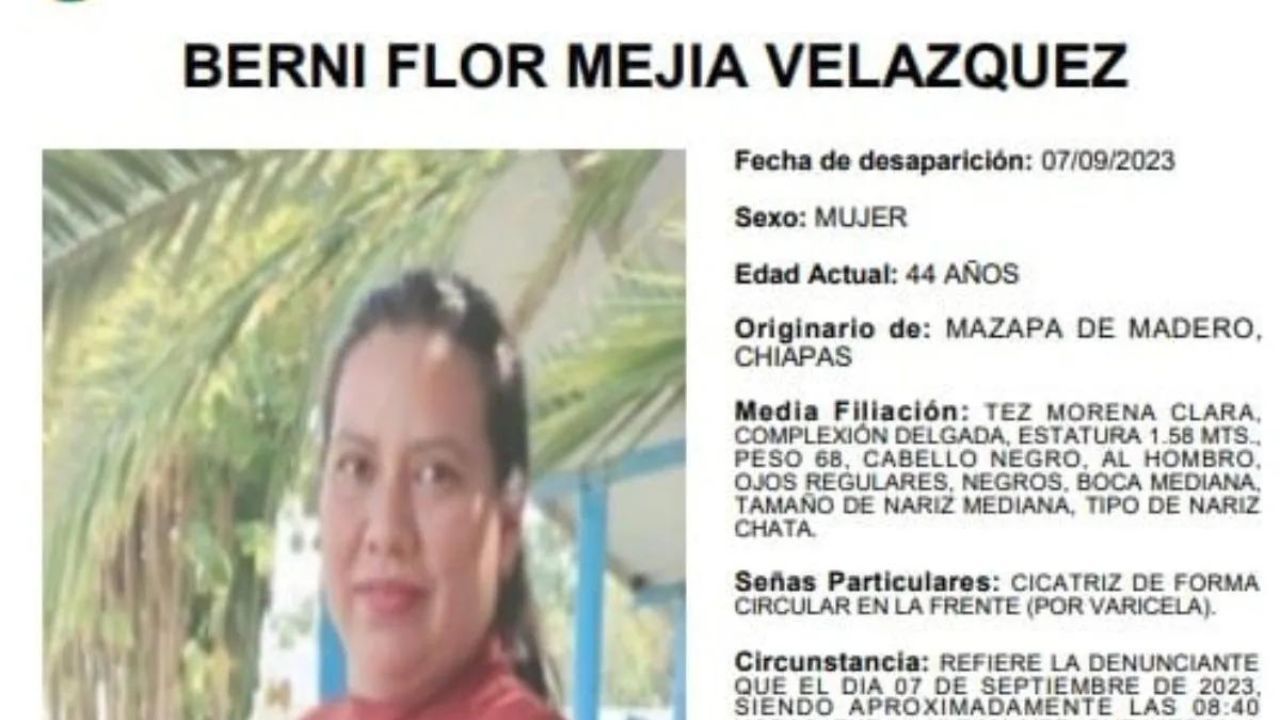 berni mejia desaparecida chiapas