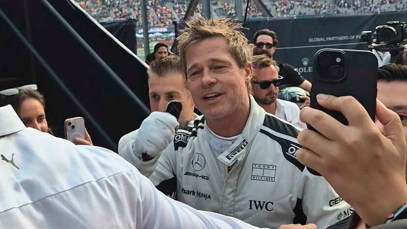 brad pitt f1
