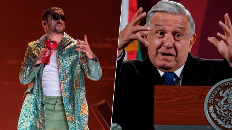 "Ojalá y venga": Busca AMLO traer a Bad Bunny al zócalo