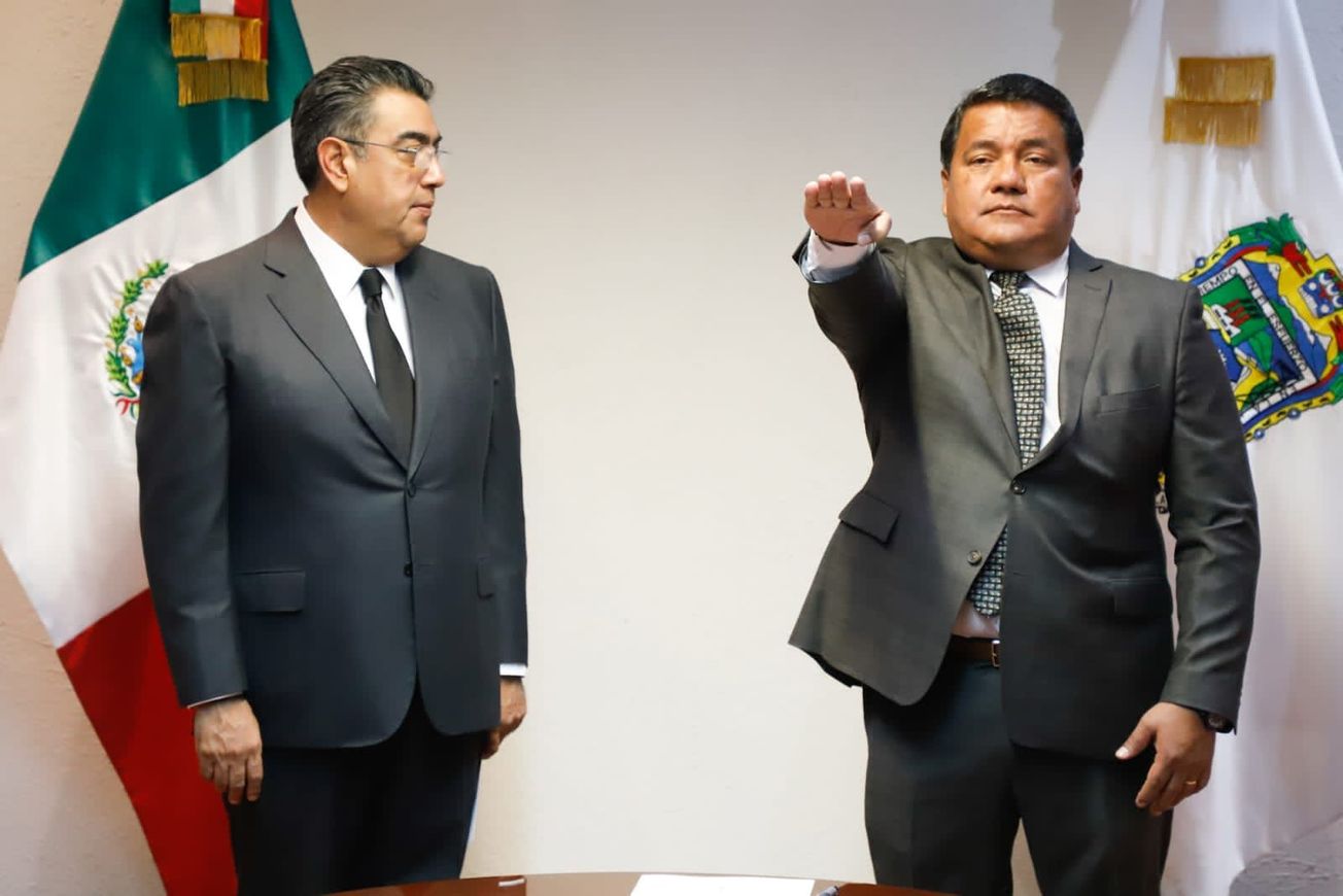 Julio Huerta, primo de Barbosa, asume la secretaría de Gobernación en Puebla