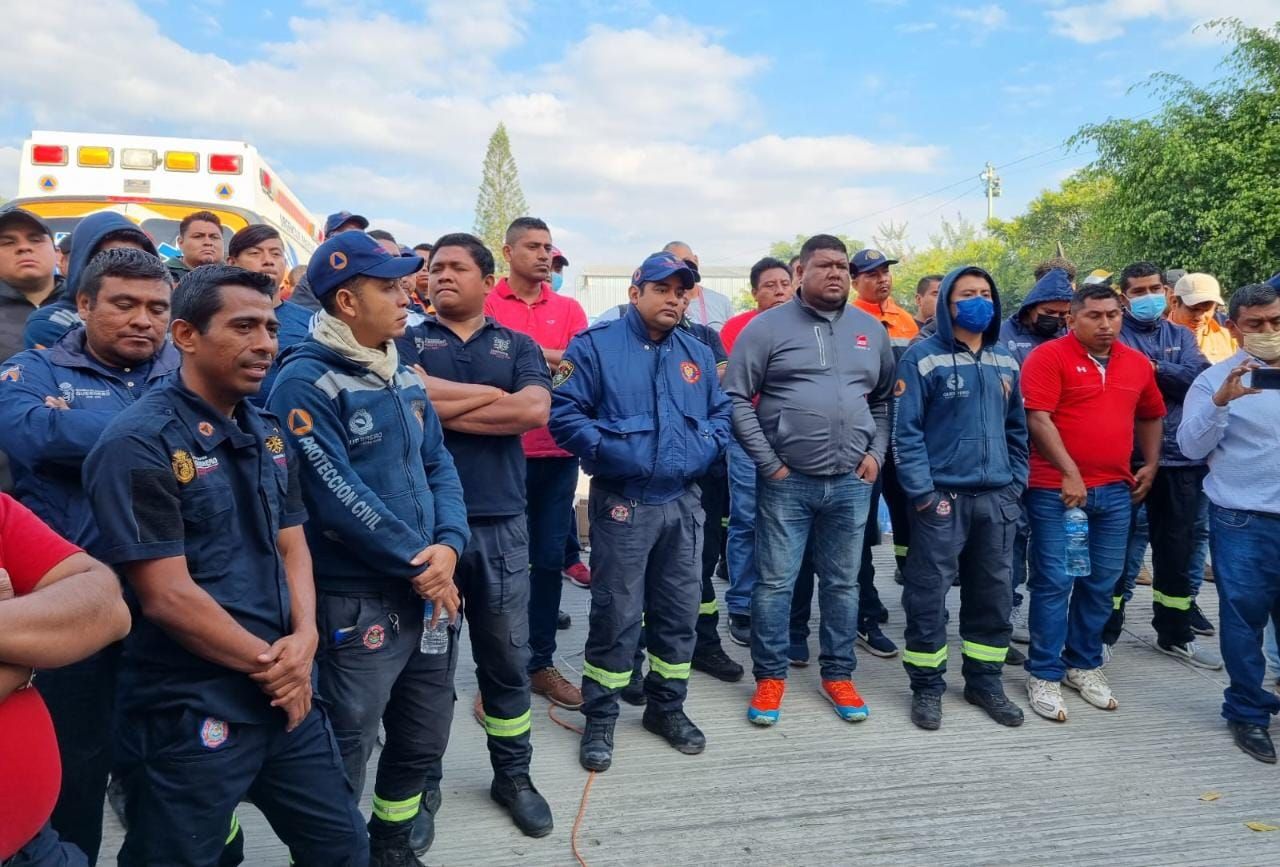 Paran labores trabajadores de Protección Civil en el Estado de Guerrero
