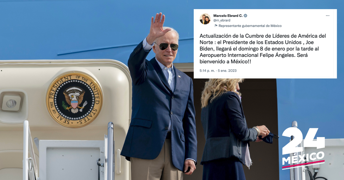 Biden llegará al Aeropuerto Felipe Ángeles