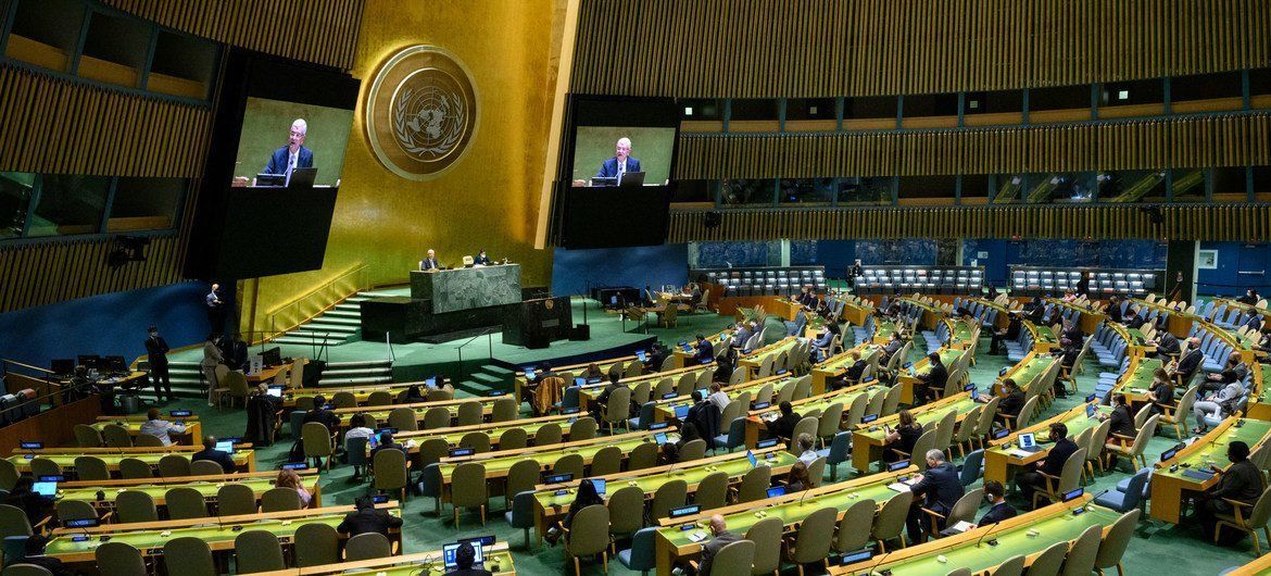 ONU exige retirada de tropas rusas en Ucrania