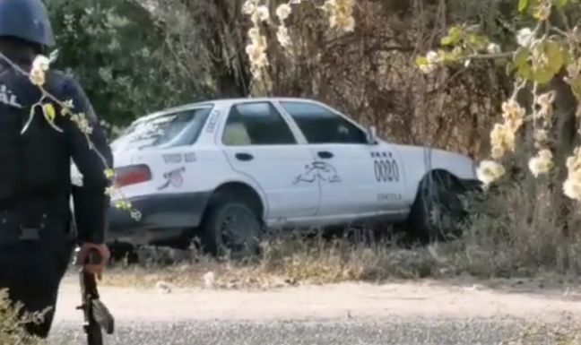 Tras persecución ultiman a taxista de Iguala
