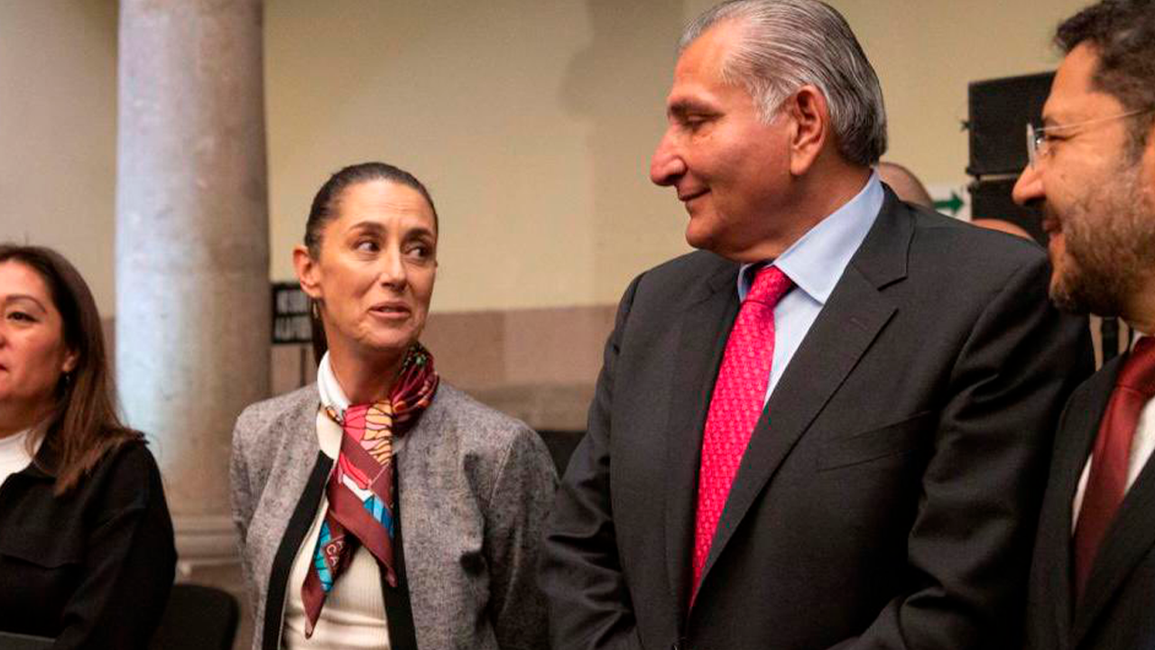 Sheinbaum y Adán Augusto se encuentran en Puebla