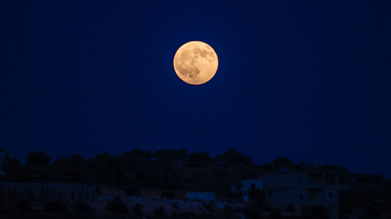 luna llena de ciervo