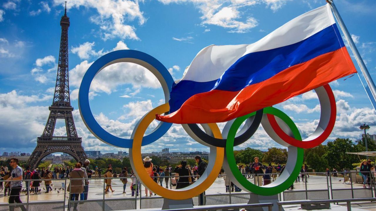 Macron bandera rusia olimpiadas