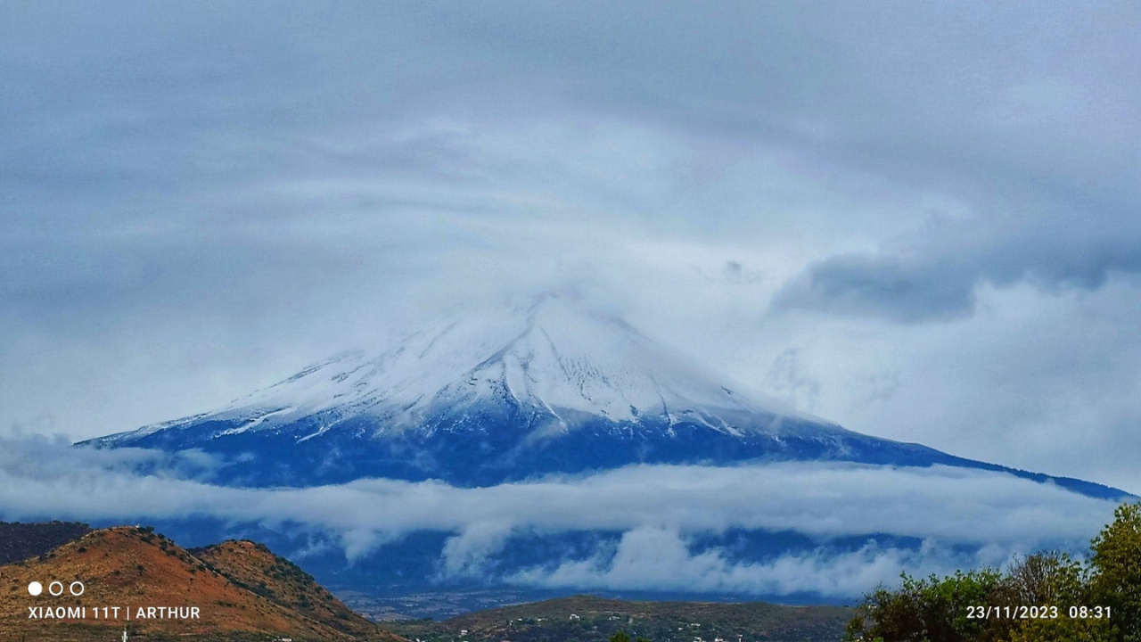 (Fotos) Así se ven las primeras nevadas de 2023 en México