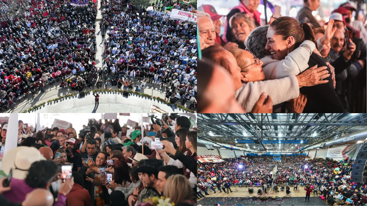 Claudia Sheinbaum inició el 2024 con gran éxito en varios estados